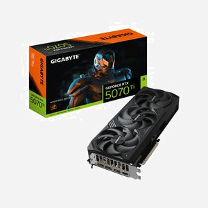 GIGABYTE GeForce RTX 5070 Ti WINDFORCE SFF 16G - GPU 2452MHz, 16GB GDDR7 28Gbps, 256bit, PCIe 5.0, DP 2.1b x3, HDMI 2.1b, Refroidissement WINDFORCE 3X
