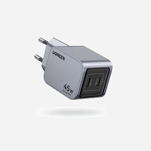 Ugreen 35008 Chargeur Secteur Universel Gris 45W, 2x USB-C Power Delivery 3.0 & Quick Charge 4, GaN, Intérieur, 36.5x47x35.9mm - Miniature 3