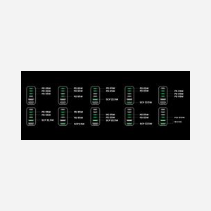 Ugreen Nexode 40914 Chargeur Secteur Universel 200W GaN, Noir/Gris, Sortie Max 21V/5A, Multi-Tension 100-240V, 3 Ports (1x100W, 1x65W, 1x22.5W), Câble 2m - Miniature 5
