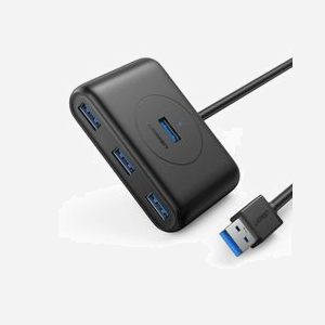 Ugreen 20290 Hub USB 3.2 Gen 1 Type-A 4 Ports 5000 Mbit/s Noir - Interfaces Hôte et Hub USB 3.2 Gen 1 (3.1 Gen 1) Type-A, Indicateur LED - Miniature 1