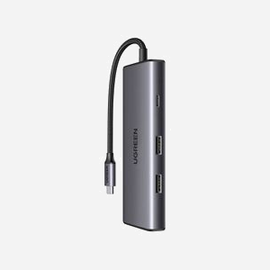 Ugreen Adaptateur Multifonction USB-C 7 Ports Référence 15531 compatible Windows, macOS, Linux, Android et iOS - Connectivité étendue et performance optimale