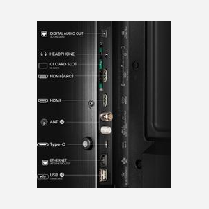 Hisense 32A5NQ TV QLED 32" Full HD Smart TV VIDAA U6, 1920x1080, 60Hz, 220cd/m², 10ms, DVB-T2/C/S2, Wifi, Ethernet, HDMI, USB 2.0 - Miniature 5