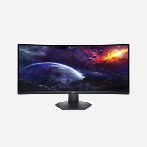 DELL Écran LED 34" S3422DWG WQHD 3440x1440 LCD VA incurvé 144Hz 1ms DisplayHDR 400, AMD FreeSync Premium Pro, Hub USB 3.2 Gen 1