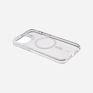 Cellularline GLOSSMAGIPH15T Housse Transparente pour iPhone 15 (6.1") avec MagSafe - Protection Chocs et Rayures, Compatible Recharge Sans Fil - 84g