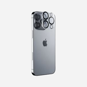 Cellularline Protecteur d'Objectif Caméra en Verre Trempé pour iPhone 16 Pro Max - Résistant Rayures et Chocs - 40.4x50x2.49mm - Transparent - Miniature 3