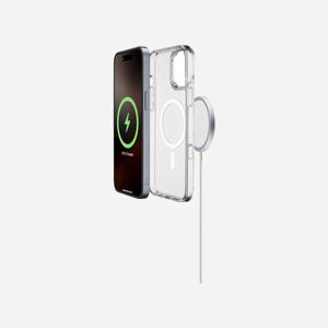 Cellularline GLOSSMAGIPH16PRMT Housse iPhone 16 Pro Max 6.9" Transparente, Compatible MagSafe, Protection Anti-choc MIL-STD-810G, Matériaux Recyclés - Miniature 3