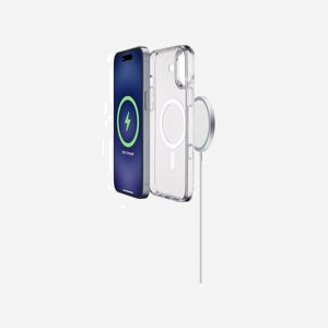 Cellularline GLOSSMAGIPH16T Housse Transparent pour iPhone 16 6.1" compatible MagSafe, Protection Anti-choc MIL-STD-810G, Matériaux Recyclés - Miniature 3