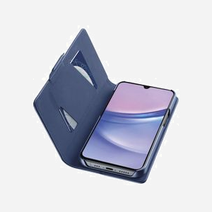 Cellularline BOOK3GALA16B Étui Folio Bleu pour Samsung Galaxy A16 6.7" avec Support et Fermeture Magnétique, Pochette Carte, Dimensions 16.6x85x170mm, 133g - Miniature 2