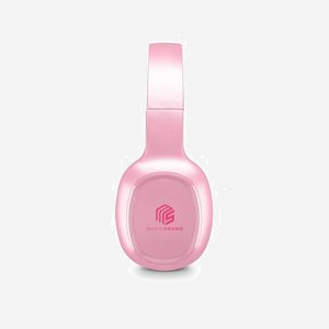 Music Sound BTHEADBBASICMSP Casque Arceau Bluetooth 5.0, Autonomie 14h, Batterie 200mAh, Microphone intégré, AUX, USB-C, 232g Rose - Miniature 2