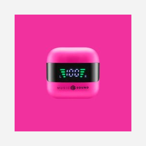 Music Sound BTMSTWSSPARKP Écouteurs sans fil Bluetooth 5.3 Rose - Autonomie 6h/30h (avec boîtier), Microphone Intégré, USB Type-C, 69g - Miniature 2