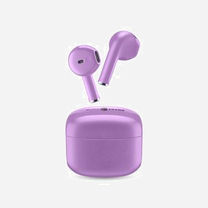 Music Sound BTMSTWSSWAGV - Écouteurs True Wireless Stereo (TWS) Bluetooth 5.1 Violet - Autonomie 20h avec boîtier, Microphone intégré, USB-C - Miniature 1