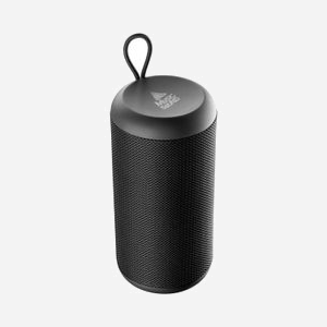 Music Sound BTSPKMSVERTICALK Enceinte Bluetooth 5.0 5W, Entrée AUX, Lecture MicroSD/USB, Batterie 5h, Noir, 75x75x190mm