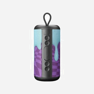 Music Sound BTSPKMSVERTICAL243 Enceinte Portable Mono 5W RMS Violet, Bluetooth, AUX, Lecteur SD, Batterie 4h, 75x190mm, Câbles USB/AUX Inclus - Miniature 1