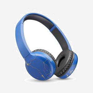 Music Sound BTMUSICSOUNDFAN243 Casque Arceau Bluetooth Bleu, Micro Intégré, Batterie 22h, Câble 0.15m, USB-C, 282g - Miniature 1