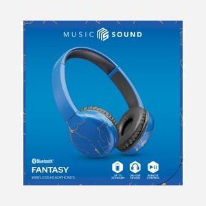 Music Sound BTMUSICSOUNDFAN243 Casque Arceau Bluetooth Bleu, Micro Intégré, Batterie 22h, Câble 0.15m, USB-C, 282g - Miniature 5