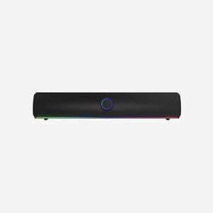 GENESIS Helium 312BT Noir : Enceinte 2.0, 10W RMS, Bluetooth 5.2, USB 2.0, Rapport Signal/Bruit 75dB, Crossover 20000Hz, éclairage Multi