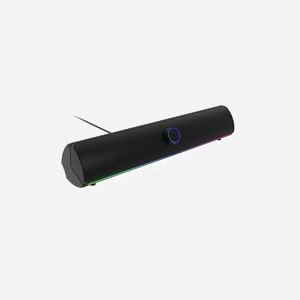 GENESIS Helium 312BT Noir : Enceinte 2.0, 10W RMS, Bluetooth 5.2, USB 2.0, Rapport Signal/Bruit 75dB, Crossover 20000Hz, éclairage Multi - Miniature 2