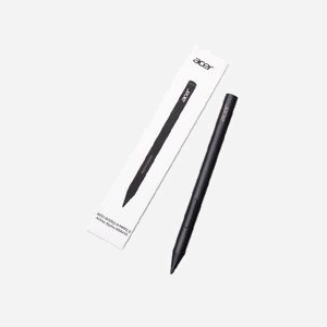 Stylet Actif Acer ASA410 AES 2.0/USI 2.0/MPP2.5 Noir, 4096 Niveaux de Pression, Pile AAAA, Autonomie 96h, 16.5g, Compatible Acer - Miniature 1