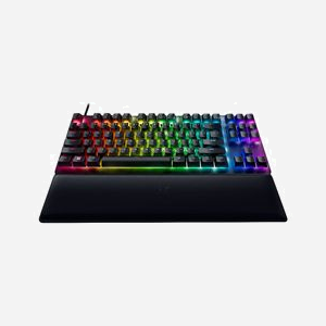 Clavier Gamer Razer RZ03-03941100-R3G1 QWERTZ Allemand USB, Mécanique, Rétroéclairage LED RGB, Sans Pavé Numérique, Anti-Ghosting, Polling Rate 8000Hz.