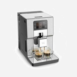 Krups Intuition Experience+ EA877D10 Machine Expresso Automatique 15 bar 3L 1550W Broyeur Métal 250g Ecran OLED Noir/Acier Brossé - Miniature 2