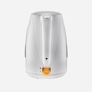 Unold 18550 Bouilloire 1.7L 1850W Blanc : Corps en plastique, filtre anti-calcaire amovible, indicateur niveau d'eau, base 360°, arrêt automatique, sans fil, certification CE/LFBG/ROHS/REACH - Miniature 2