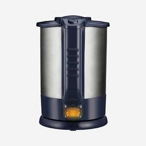 Bouilloire Unold 18018 1.5L 2200W Bleu/Inox, Corps en plastique et Acier inoxydable, Indicateur de niveau d'eau, Arrêt sécurité surchauffe, Base 360°, Sans fil - Miniature 3