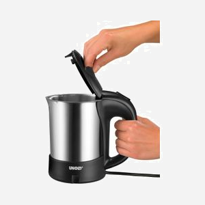 Bouilloire Unold 18575 0.5L 1000W Noir/Inox: Corps en plastique et acier inoxydable, indicateur niveau d'eau, arrêt automatique, 120/230V, 50/60Hz - Miniature 5