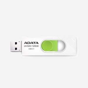 ADATA UV320 128Go USB Type-A 3.2 Gen 1 Vert/Blanc - Compatible Windows, macOS, Linux - Format Slide - Dimensions 55x19.5x10.2mm - 7.9g - Miniature 2