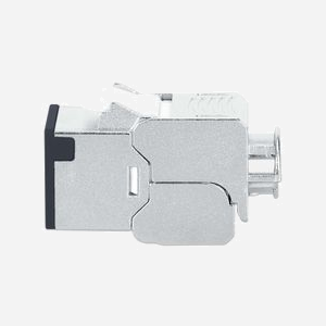 Intellinet 791298 Module Keystone RJ-45 Cat6a 10GBase-T Femelle, Contacts Or, PoE, 500MHz, Corps Zinc, Plat, Noir/Acier Inox, CE/REACH/RoHS/UKCA - Miniature 5