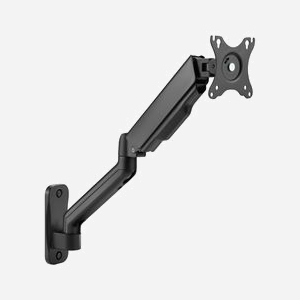 Techly ICA-LCD-G112E Support Mural Orientable pour Écran 17-32" (43.2-81.3cm) VESA 75x75/100x100, Charge Max 9kg, Inclinaison +/-90°, Rotation 180°