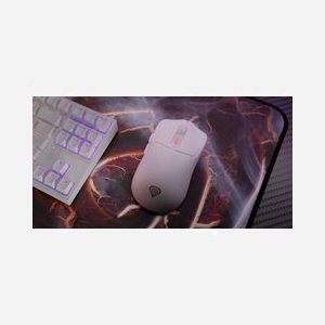 GENESIS Zircon 500 Souris Gaming Droitier RF Wireless/Bluetooth/USB-C Optique 10000 DPI, 6 Boutons, Capteur PMW3325, 1000Hz, 20G, Blanche - Miniature 3