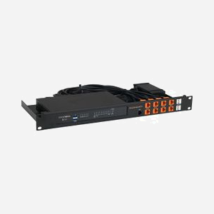 Rackmount.IT RM-SW-T12 Kit de Montage Rack 1U Noir pour SonicWall TZ570/TZ570W/TZ670, 483x216x44mm, Conforme RoHS, Fabriqué aux Pays-Bas