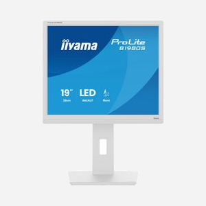 iiyama ProLite B1980S-W1 Écran 19" LED SVGA 1280x1024 5:4 3ms TN 250cd/m² HDMI DisplayPort 1.2 Haut-parleurs VESA Blanc Réglable en Hauteur - Miniature 5