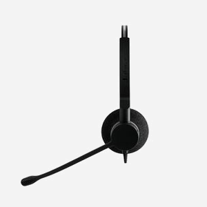 Jabra Biz 2300 QD Siemens Duo Casque Filaire Arceau Binaural Noir, Connectivité USB & Bluetooth, Micro Anti-Bruit, Impédance 150 Ohm - Miniature 2