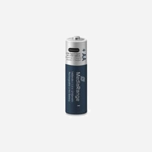 MediaRange MRBAT161 : Pack de 4 Piles AA Rechargeables Li-Ion 1.5V 1400mAh, Temps de Recharge 2h, 1200 Cycles, Poids 18g, Conditionnement Blister - Miniature 2