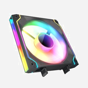 COUGAR Gaming SC140 ARGB - Module de Ventilation 140mm, Noir, 3-Pin + 4-Pin, 51.91 CFM, 26.8 dB, 12V/0.15A, RGB 5V, Boîtier PC - Miniature 2
