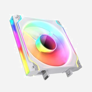 COUGAR Gaming SC140 ARGB - Module de ventilation 140mm Blanc, 26.8dB, 51.91 CFM, Connecteurs 3-pin+4-pin, 12V/0.15A, RGB 5V, Dimensions 142x140x25mm - Miniature 4
