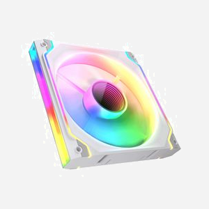 COUGAR Gaming SC140 ARGB - Module de Ventilation 140mm Blanc - 3-Pin + 4-Pin - 12V/0.15A - 51.91 CFM - 26.8 dBA - Dimensions 142x140x25mm - Miniature 2