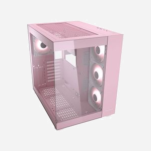 COUGAR Gaming FV150 RGB Midi Tower Rose - Boîtier PC ATX/micro ATX/Mini-ITX, 2x3.5", 2x2.5", 10 slots, 3x120mm avant, 1x120mm arrière, USB 3.2 Gen1/Gen2 - Miniature 2