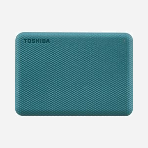 Toshiba Canvio Advance 2To Disque Dur Externe 2.5" Vert Micro-USB B USB 3.2 Gen 1, 78x109x14mm, Format NTFS, Alimentation USB