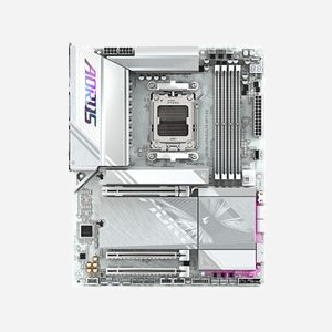 GIGABYTE X870E AORUS ELITE WIFI7 ICE Carte mère AMD AM5, DDR5 jusqu'à 8200MHz (O.C.), 3x PCIe 5.0, Wi-Fi 7, LAN 2.5GbE, USB 4, Chipset AMD X870E - Miniature 2