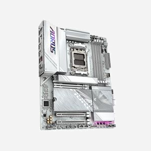 GIGABYTE X870E AORUS ELITE WIFI7 ICE Carte mère AMD AM5, DDR5 jusqu'à 8200MHz (O.C.), 3x PCIe 5.0, Wi-Fi 7, LAN 2.5GbE, USB 4, Chipset AMD X870E - Miniature 3