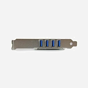 StarTech.com Carte Contrôleur PCIe USB 3.2 Gen 1 4 Ports (5Gbps) avec UASP, Alimentation SATA, Chipset NEC uPD720201, Compatible Windows/Server - Miniature 2