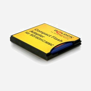 DeLOCK 61590 Lecteur Cartes Mémoire Interne CompactFlash (CF, MMC, SD, SDHC) Couleur Jaune - Miniature 2