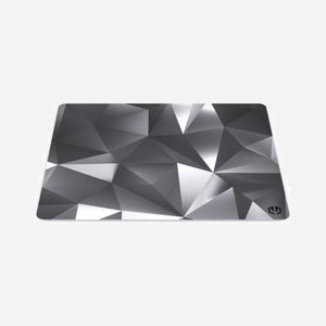 ENDORFY Crystal Black L - Tapis de Souris Gaming 450x400mm, Surface Tissu Noir/Blanc, Base Caoutchouc Antidérapante, Bords Cousus, Épaisseur 3mm - Miniature 4
