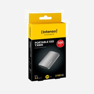 Intenso TX800 SSD Externe 500 Go USB Type-C USB 3.2 Gen 2x2 2.1 Gbit/s Boîtier Aluminium Anthracite 72x40x9 mm (Réf: 3828450) - Miniature 4