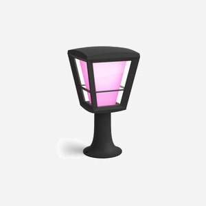 Philips Hue Econic Grande Borne Extérieure LED 15W 2000-6500K 1150lm IP44, pilotable via application Hue, compatible Hue Bridge, durée de vie 25000h - Miniature 1