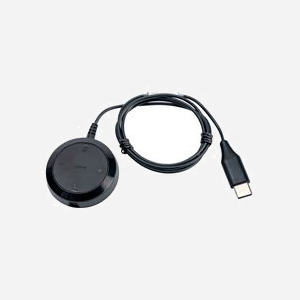 Jabra Adaptateur de Commande 14208-35 USB Type-C & Jack 3.5mm, Compatible Evolve 30 II Link MS, Noir - Dimensions Emballage 141x93x43mm - Miniature 1