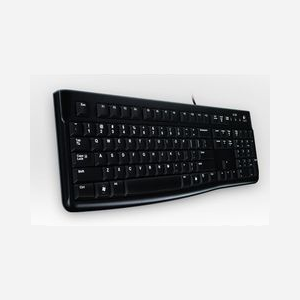 Logitech K120 Clavier USB QWERTY (Italien) à membrane, Taille Réelle (100%), câble 1.5m, Noir, Windows 10/11, Linux, 155 x 450 x 23.5 mm, 550g - Miniature 3