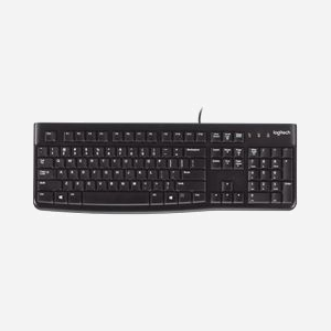 Logitech Keyboard K120 for Business USB Slovaque Noir - Clavier filaire 100% - Longueur câble 1.5m - Compatible Windows XP/Vista/7 et Linux